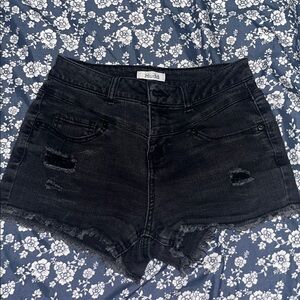 Mudd Women's Dark Denim Jean Shorts